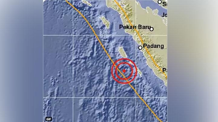 Gempa Magnitudo 5,2 Guncang Mentawai, Tak Berpotensi Tsunami